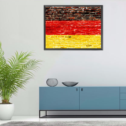 National Flag - Full Round Drill Diamond Painting 40*30CM