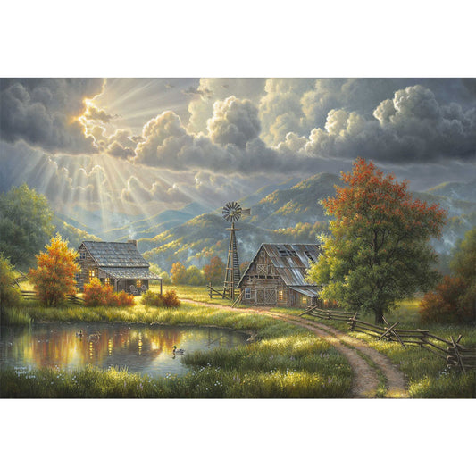 Light Of Dawn - 11CT Stamped Cross Stitch 60*40CM