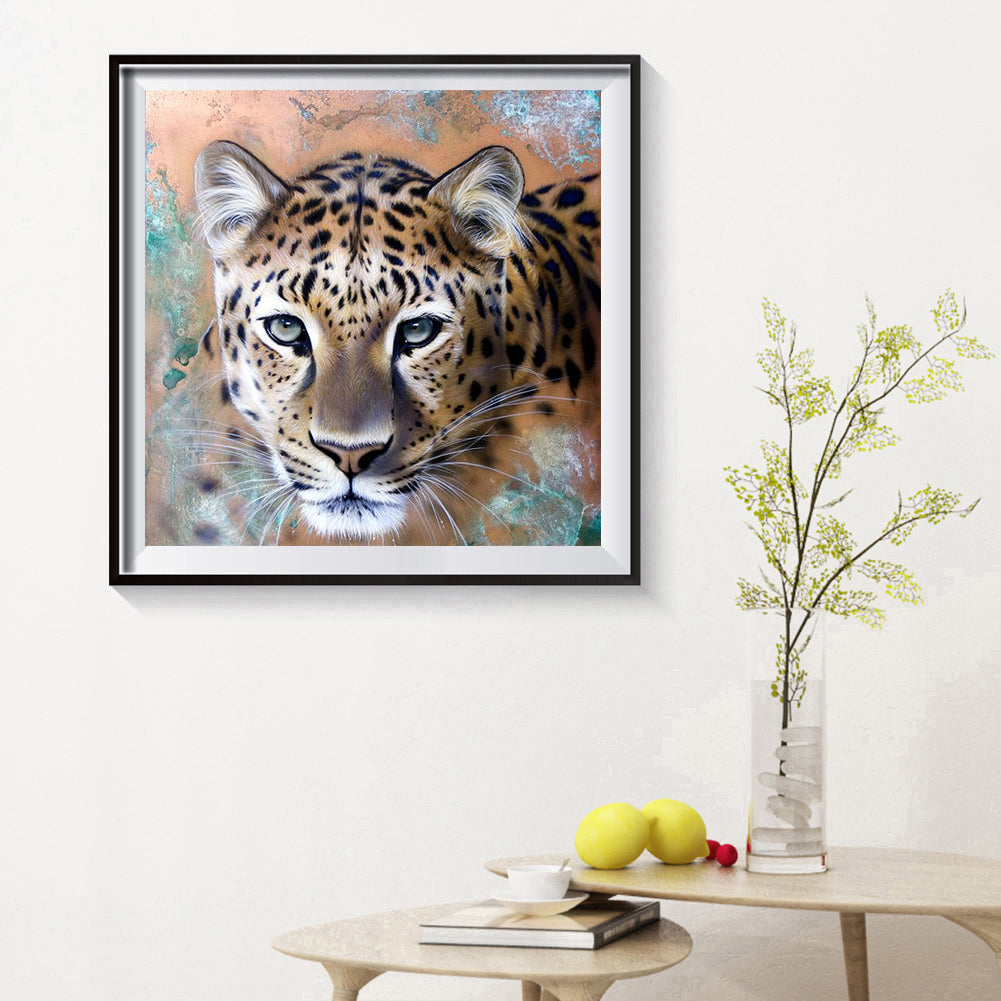 Leopard - Full Round Drill Diamond Painting 30*30CM