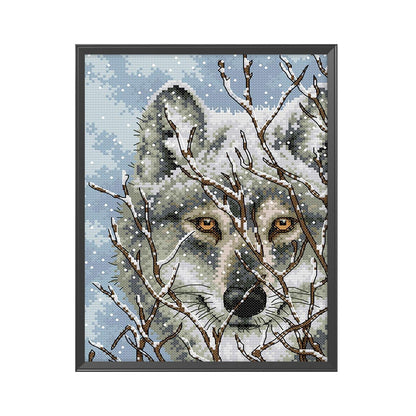 Wolf Three - 11CT Counted Cross Stitch 27*39CM