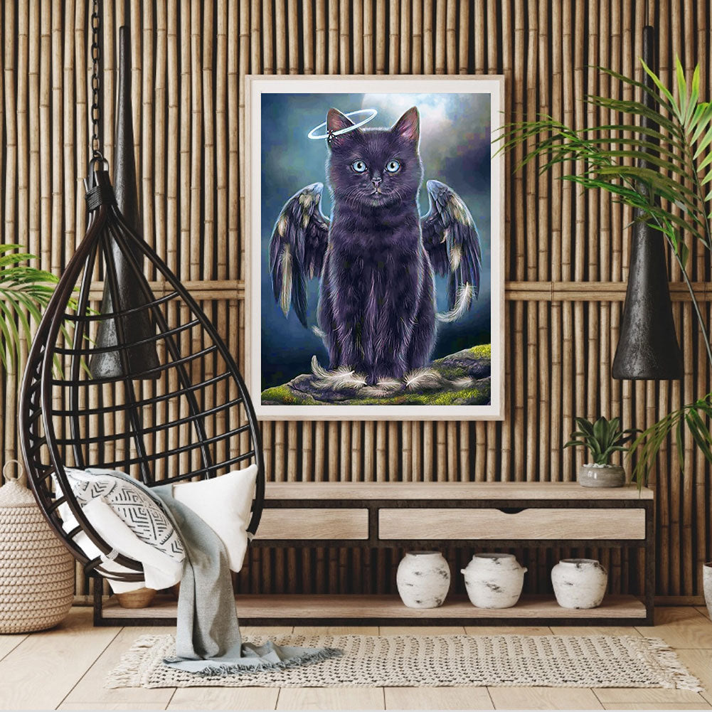 Cat - 11CT Stamped Cross Stitch 40*50CM