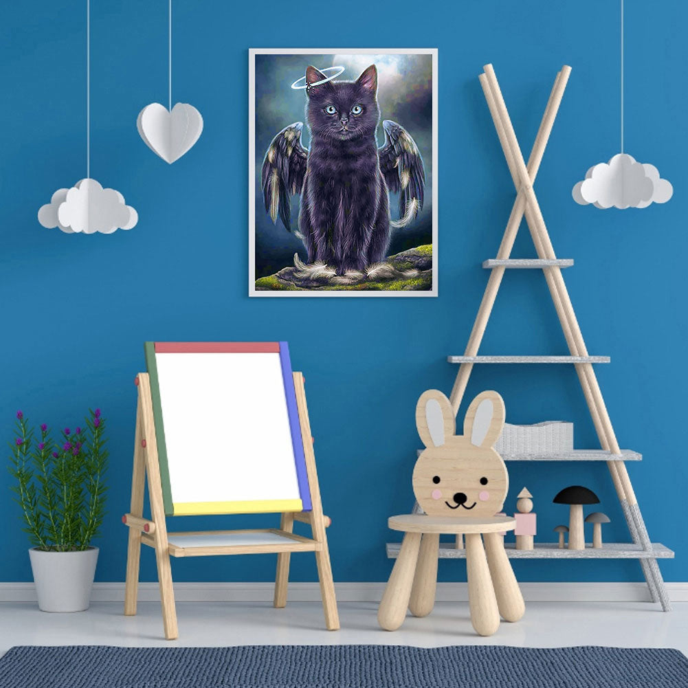 Cat - 11CT Stamped Cross Stitch 40*50CM