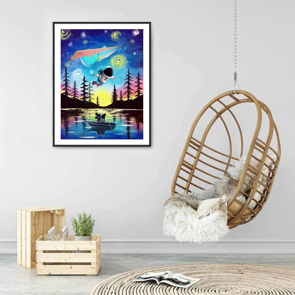 Galaxy Star Series - Full Round Drill Diamond Painting 30*40CM