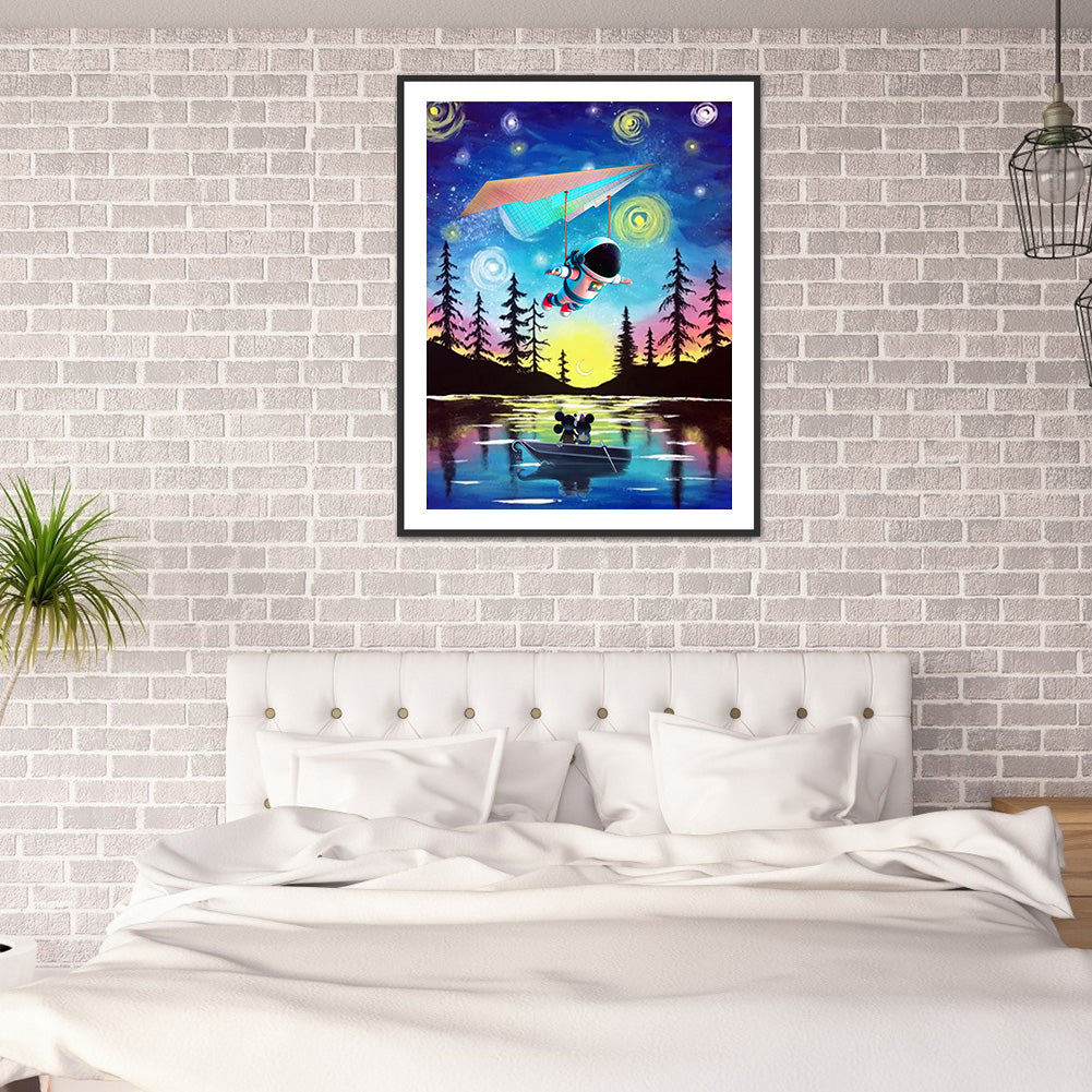 Galaxy Star Series - Full Round Drill Diamond Painting 30*40CM