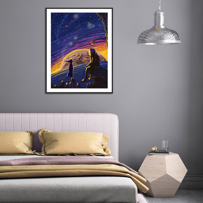 Galaxy Star Series - Full Round Drill Diamond Painting 30*40CM