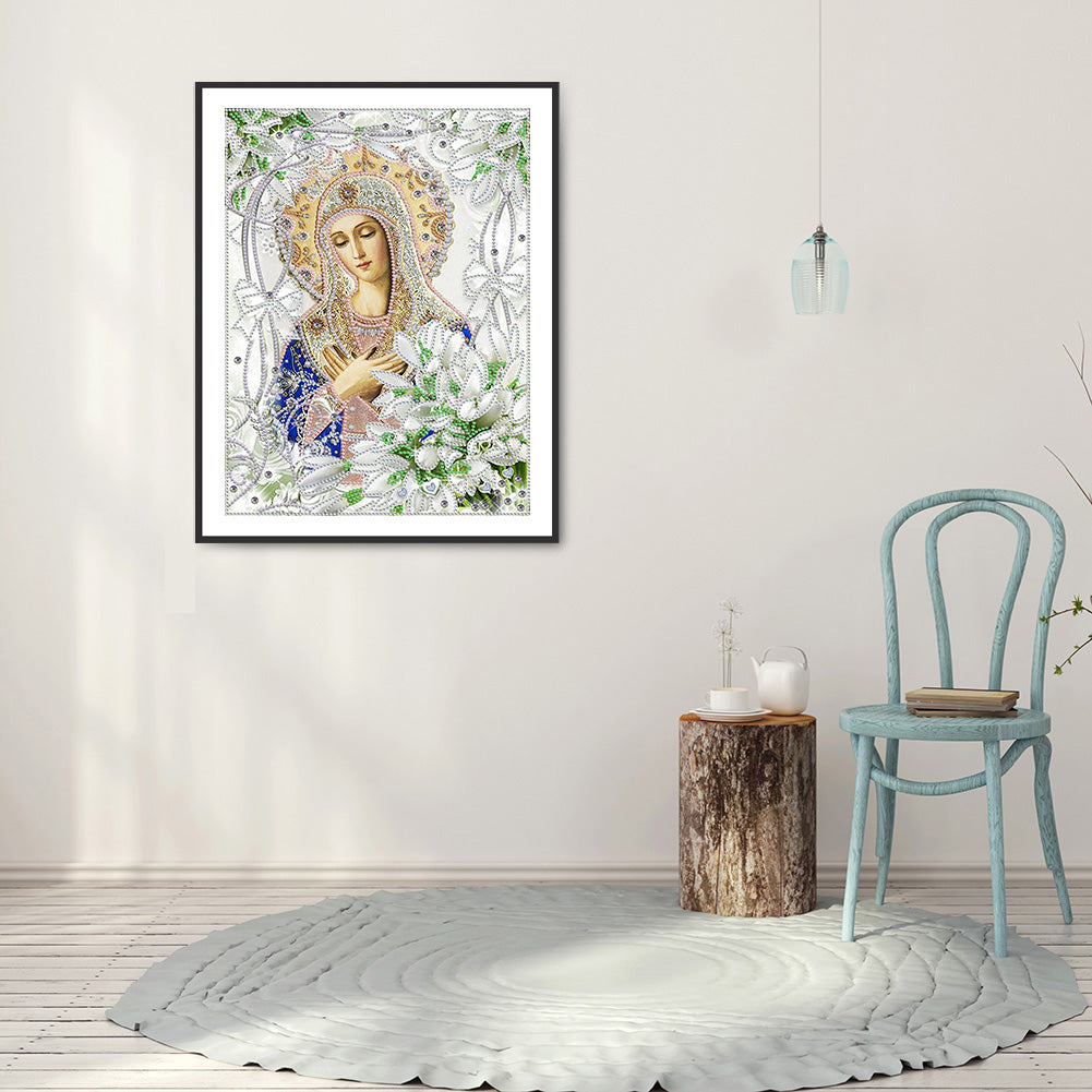 Madonna - Special Shaped Drill Diamond Paiting 30*40CM