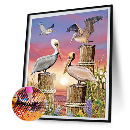 Seagull - Full Round Drill Diamond Painting 30*40CM