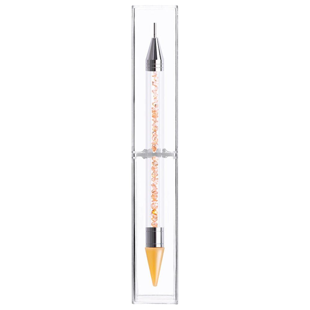 Dual Heads Dotting Wax Pen Point Drill Picker Nail Art Studs Dotter