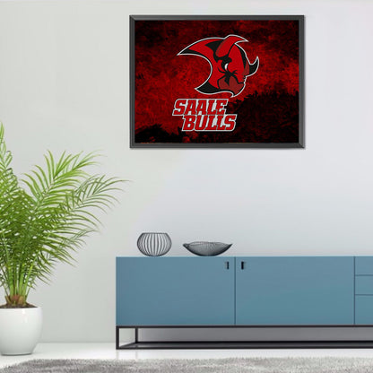 Saar Bulls Team Logo - Full Round Drill Diamond Painting 40*30CM