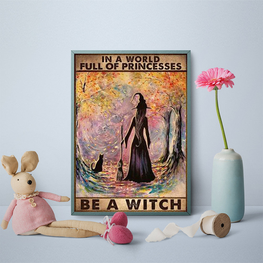 Witch - Full Square Drill Diamond Painting 40*50CM