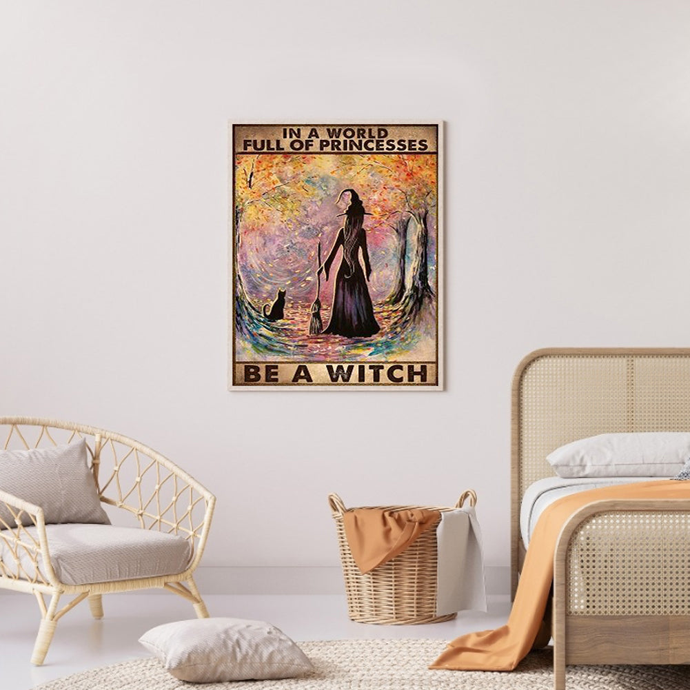 Witch - Full Square Drill Diamond Painting 40*50CM