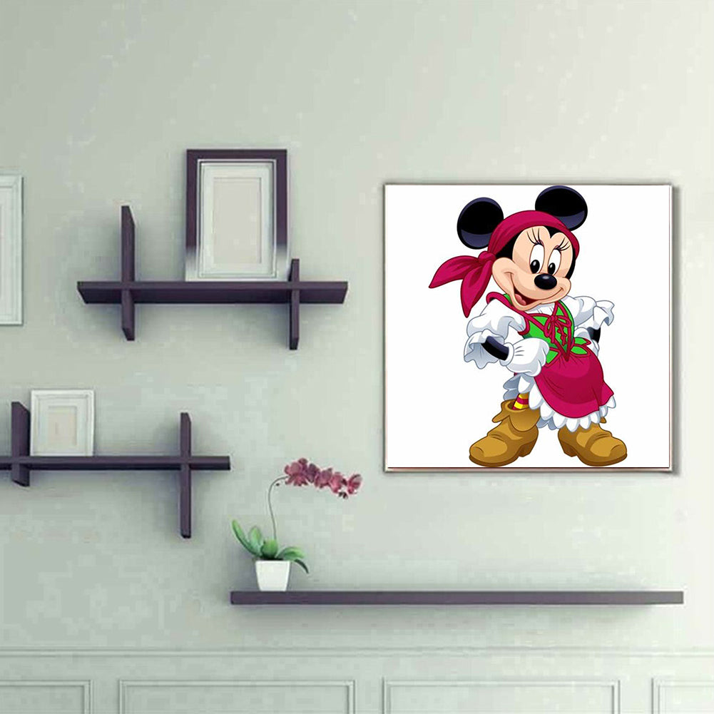 Mickey Mouse - Full Round Drill Diamond Painting 30*30CM