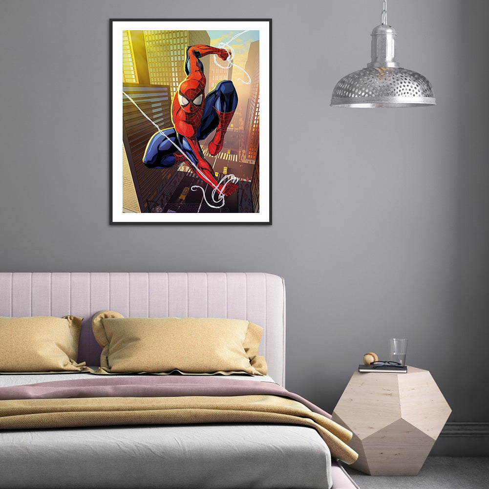 Spiderman - Full Round Drill Diamond Painting 30*40CM