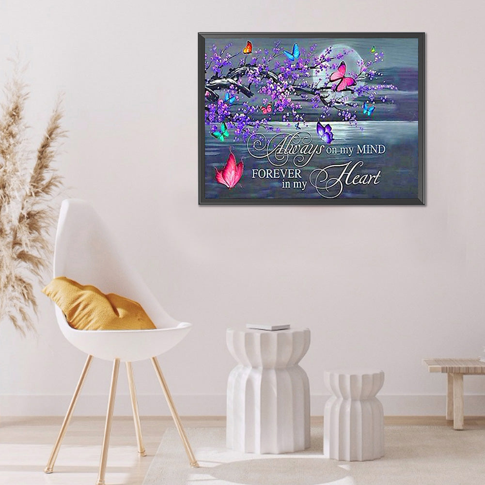 English Scenery Under The Moon - Full Round Drill Diamond Painting 50*40CM