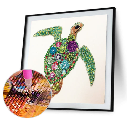 Sea Turtle - Special Shaped Drill Diamond Paiting 30*30CM