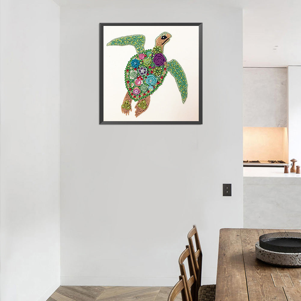 Sea Turtle - Special Shaped Drill Diamond Paiting 30*30CM