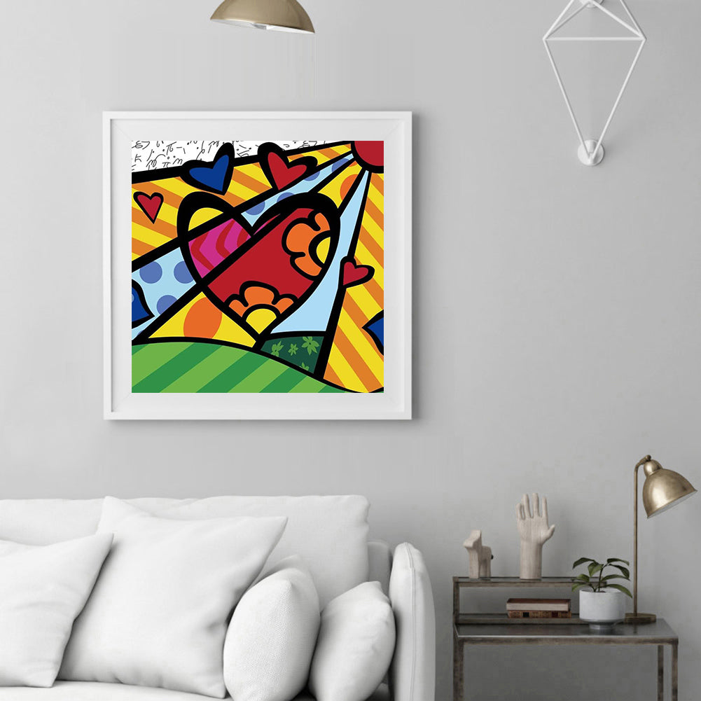 Abstract Painting - Full Round Drill Diamond Painting 30*30CM