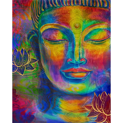 Buddha Statue - Full Round Drill Diamond Painting 50*60CM