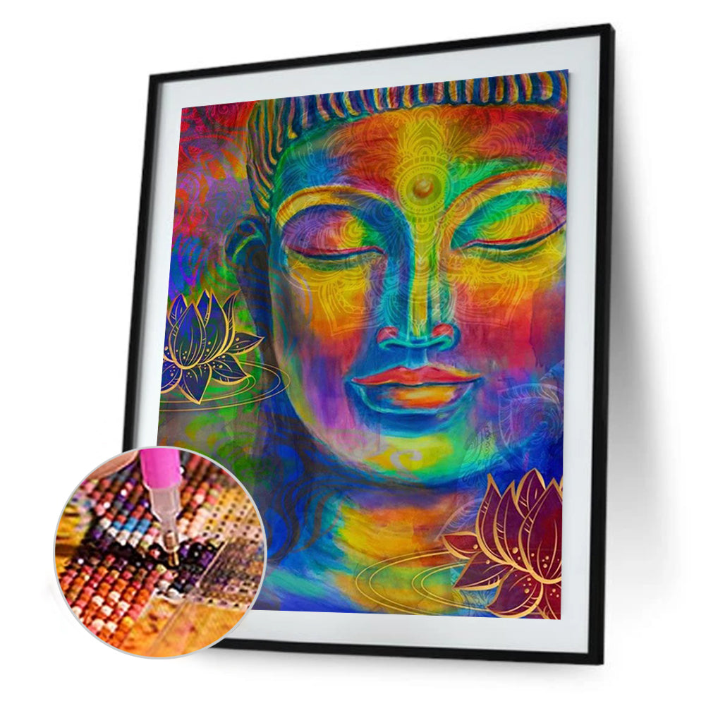 Buddha Statue - Full Round Drill Diamond Painting 50*60CM