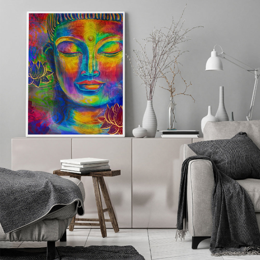 Buddha Statue - Full Round Drill Diamond Painting 50*60CM