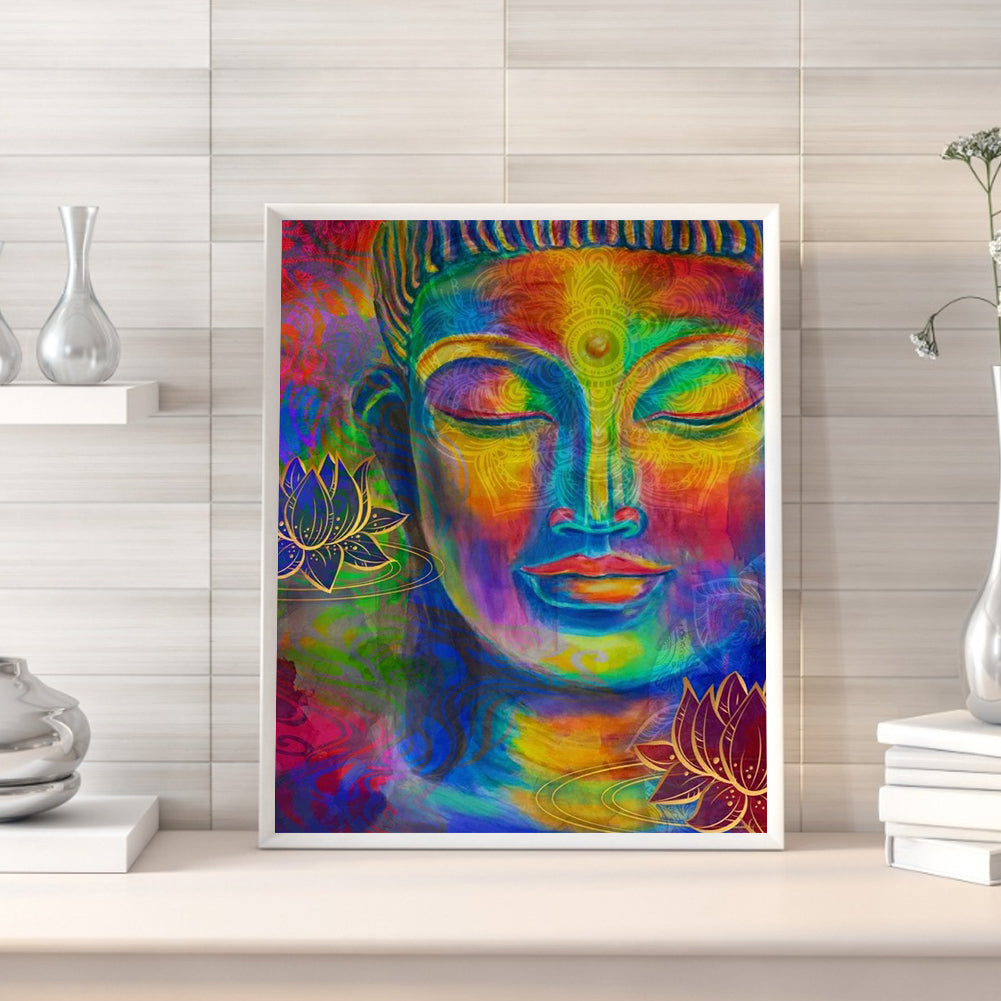 Buddha Statue - Full Round Drill Diamond Painting 50*60CM