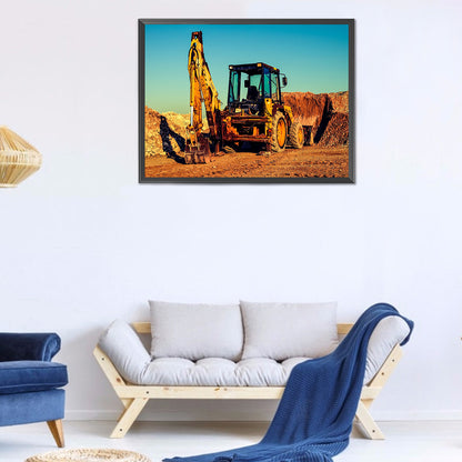 Excavator - Full Round Drill Diamond Painting 40*30CM