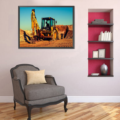 Excavator - Full Round Drill Diamond Painting 40*30CM