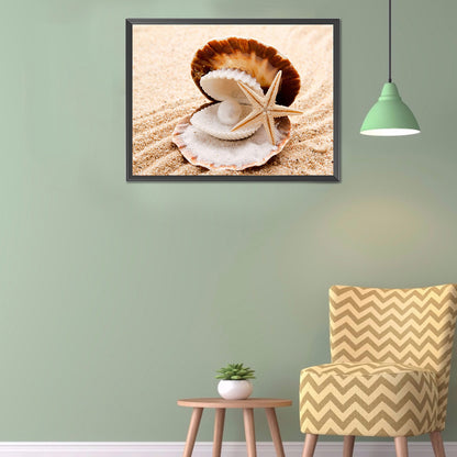 Sea Shells - Full Round Drill Diamond Painting 40*30CM