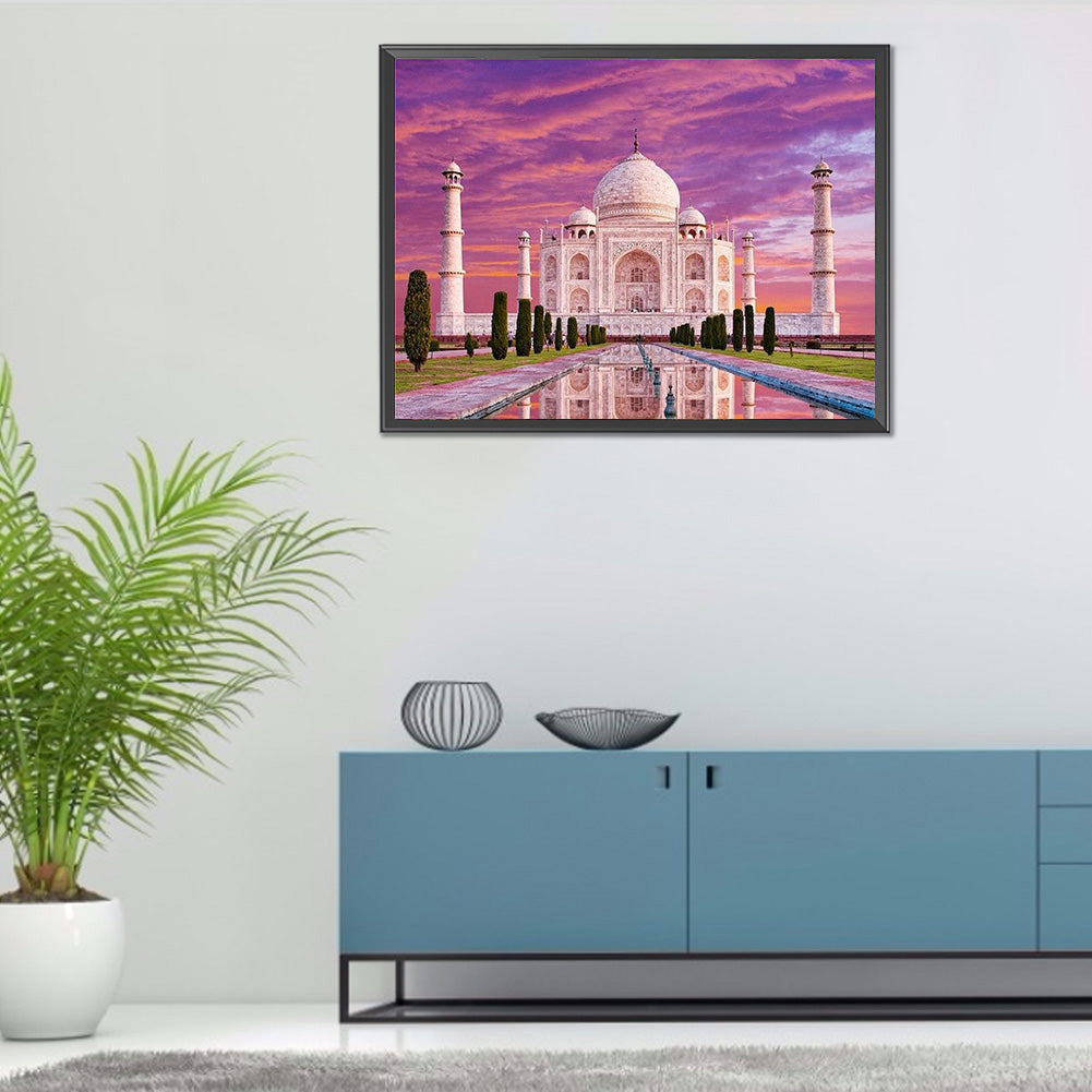 Taj Mahal - Full Round Drill Diamond Painting 40*30CM
