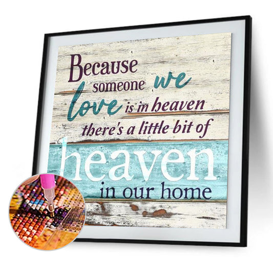 Word - Full Round Drill Diamond Painting 40*40CM