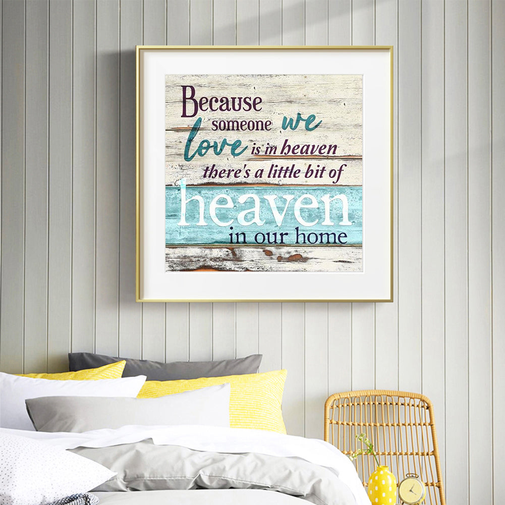 Word - Full Round Drill Diamond Painting 40*40CM