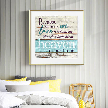 Word - Full Round Drill Diamond Painting 40*40CM