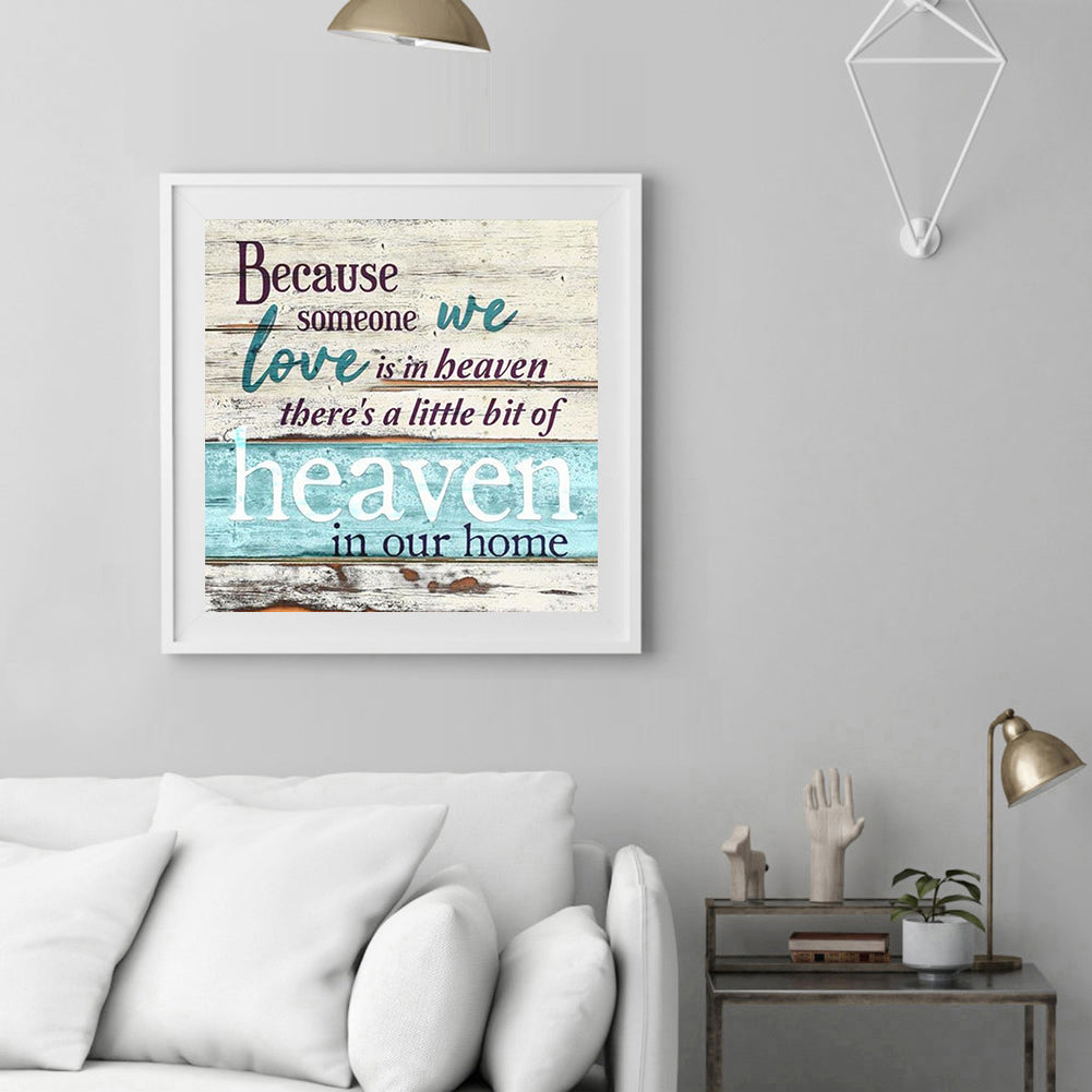 Word - Full Round Drill Diamond Painting 40*40CM