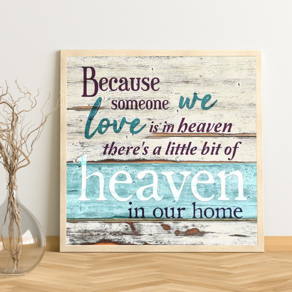 Word - Full Round Drill Diamond Painting 40*40CM