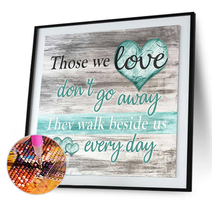 Word - Full Round Drill Diamond Painting 40*40CM