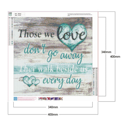 Word - Full Round Drill Diamond Painting 40*40CM