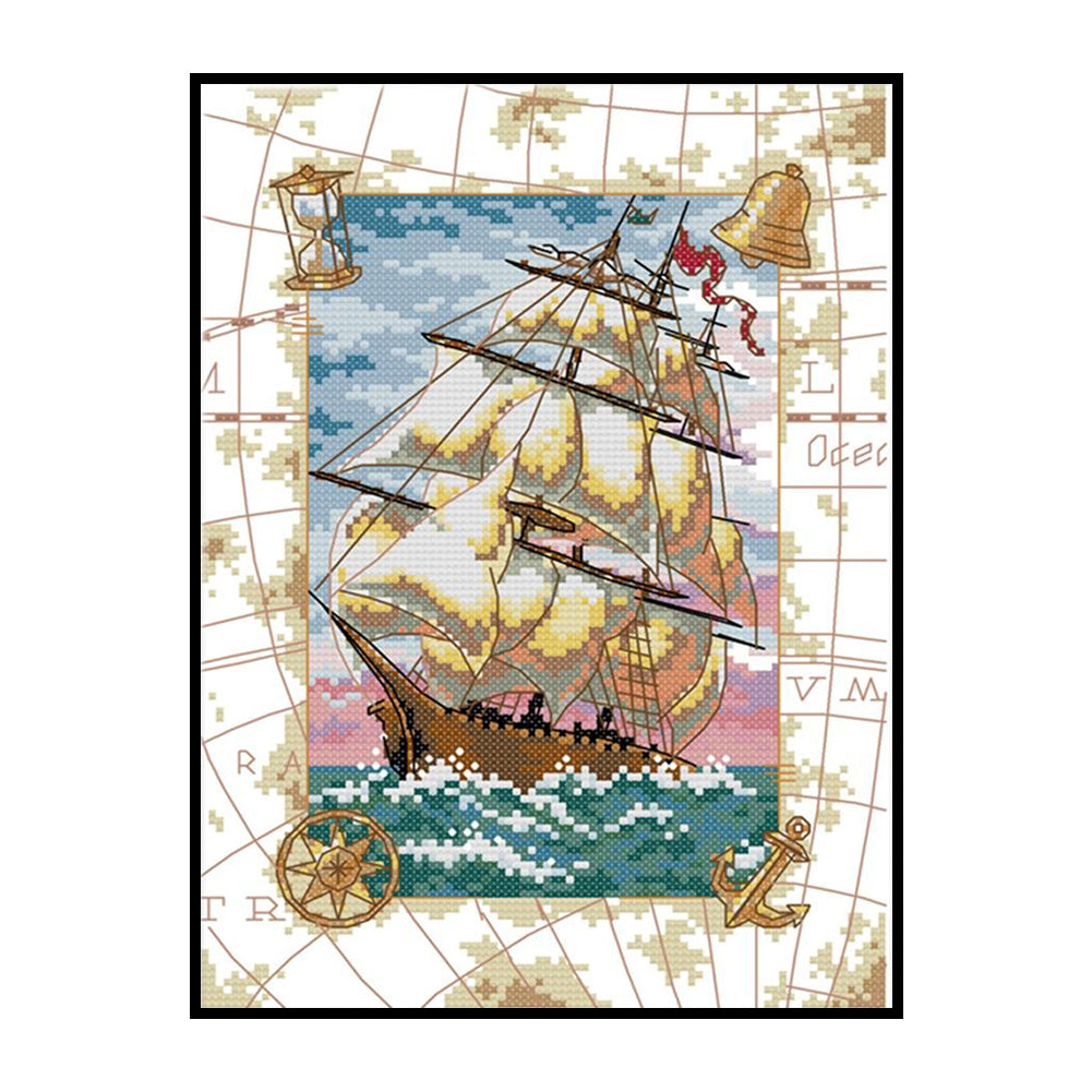 Voyage - 14CT Counted Cross Stitch 22*31CM