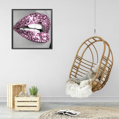 Lips - Full Round Drill Diamond Painting 30*30CM