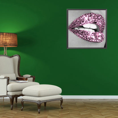 Lips - Full Round Drill Diamond Painting 30*30CM