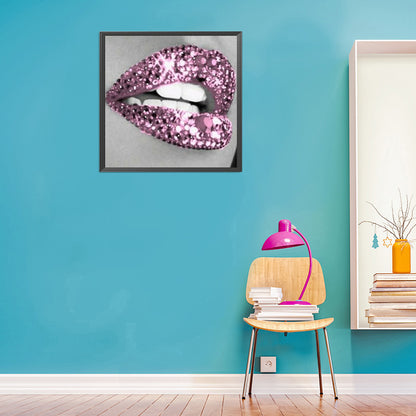 Lips - Full Round Drill Diamond Painting 30*30CM