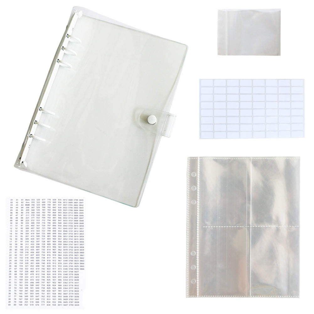 Diamond Painting Storage Book Beads Container Clear Loose Leaf A5 Binder