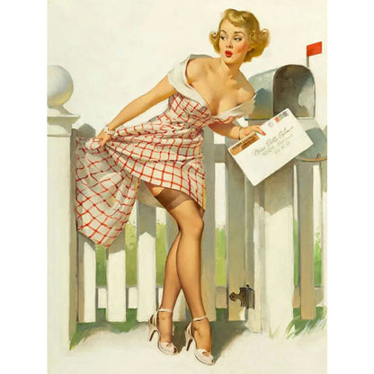 Sexy Woman - Full Round Drill Diamond Painting 30*40CM