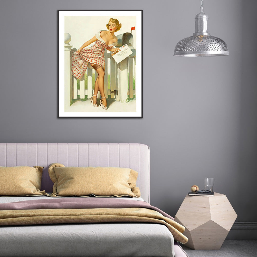Sexy Woman - Full Round Drill Diamond Painting 30*40CM