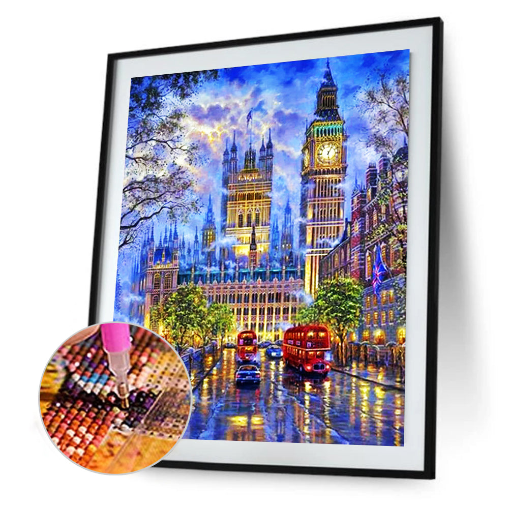City ??Street View - Full Round Drill Diamond Painting 40*50CM