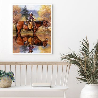 Horse - Full Round Drill Diamond Painting 50*60CM