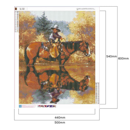 Horse - Full Round Drill Diamond Painting 50*60CM