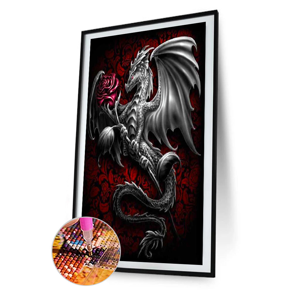 Dragon 40*70CM(Canvas) Full Round Drill Diamond Painting