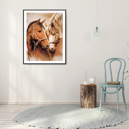 Horse 40*50CM(Canvas) Full Round Drill Diamond Painting