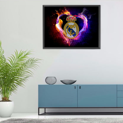 Flame Pattern 40*30CM(Canvas) Full Round Drill Diamond Painting