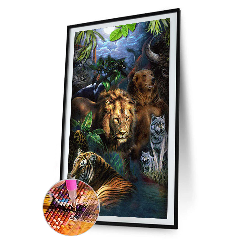 Zoo 40*70CM(Canvas) Full Round Drill Diamond Painting